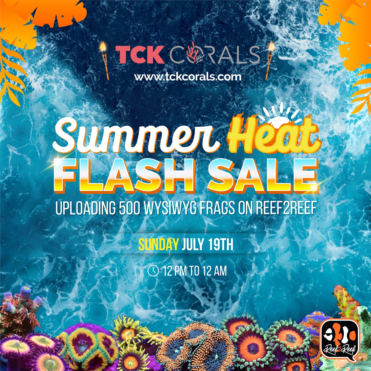 TCK Summer Heat Flash Sale This Sunday July 19th